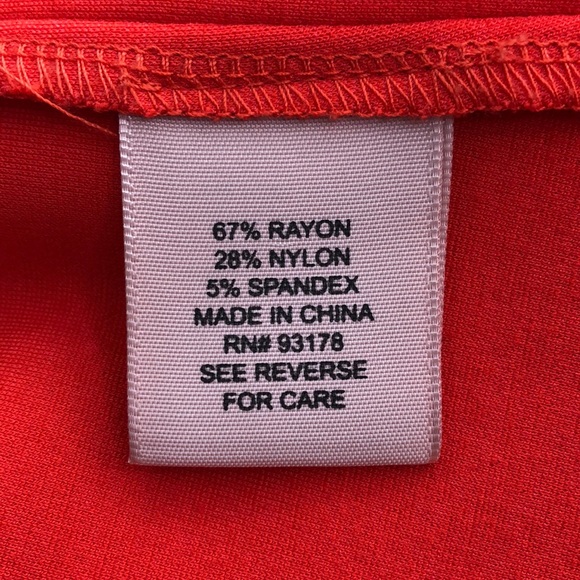 Philosophy Red Zipper Front Jacket Blazer - Picture 6 of 7